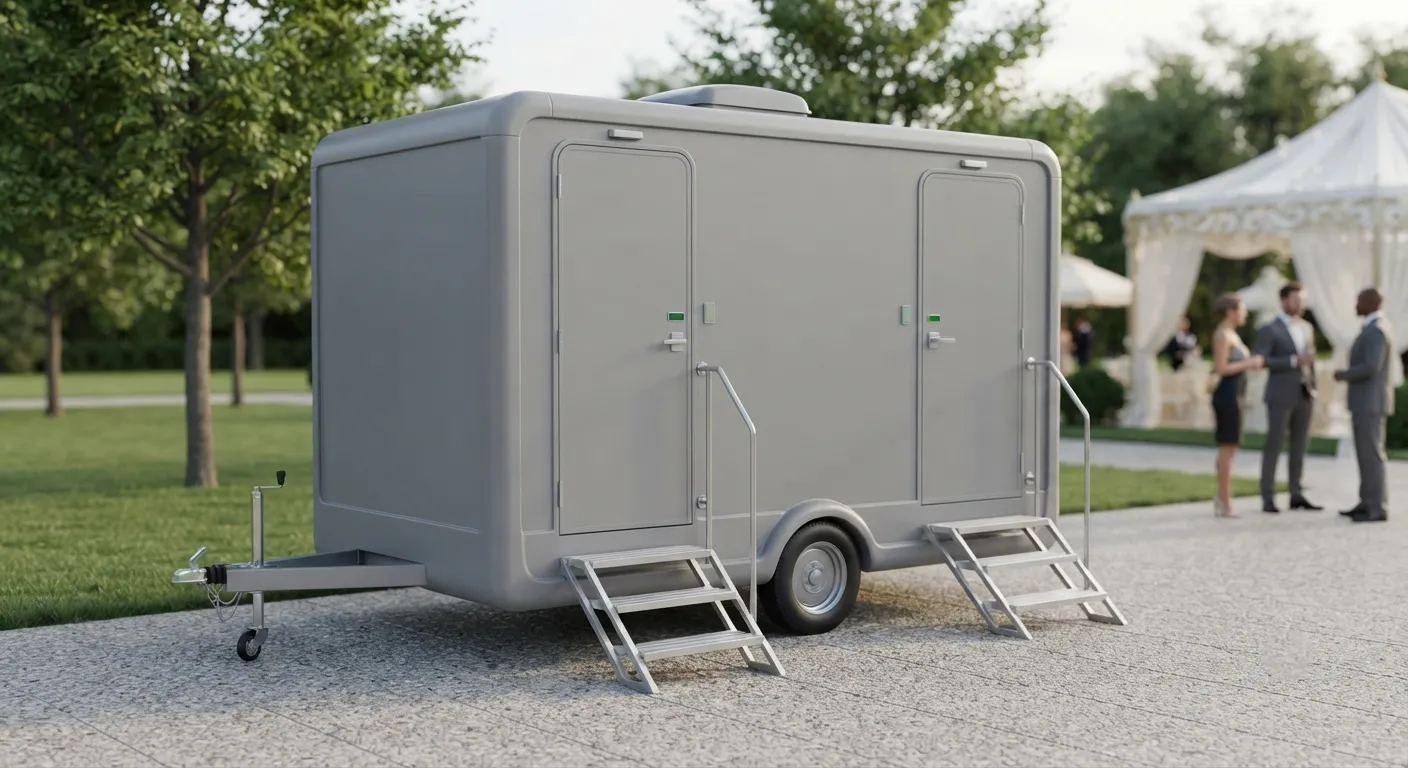 2 Stall Restroom Trailer in Gardena, CA