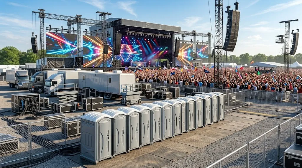 Concert Restroom Rental in Gardena, CA