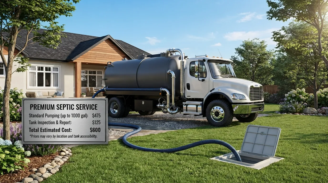 Septic Tank Pumping Cost in Gardena, CA